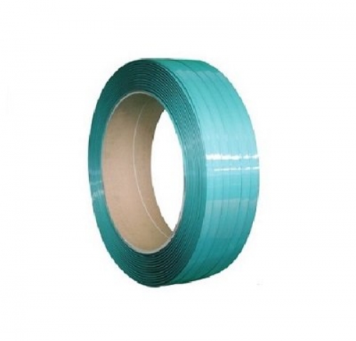 16mm PET Green Smooth Strapping 0.9mm x 1100mt