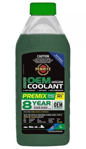 Penrite Green Premix Rediator Coolant 6 x 1lt