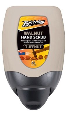 Lightning Tuff Nut Walnut Scrub Hand Cleaner 4lt Pod