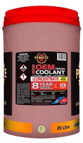 Penrite Red OEM Concentrated Radiator Coolant 1 x 20lt