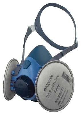 Half Dust Mask Package with P3 Filters (Blister Pack)