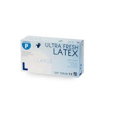 Latex Disposable Gloves - Large