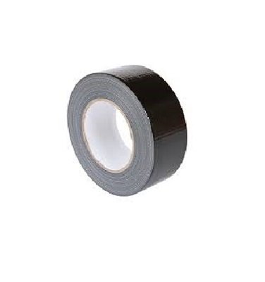 Stylus 370 Black Cloth Tape 48mm x 25mt - 1 roll