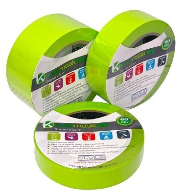 Kwikmask Washi Green 60 day Masking Tape 18mm