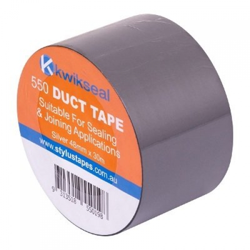 Kwik Silver Duct Tape 48mm x 25mt - 48 rolls