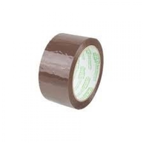 Packaging Tape Brown Rubber Adhesive - 48mm x 6 rolls