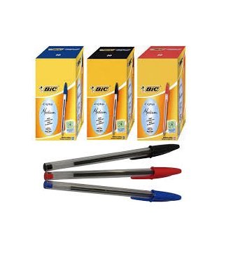 BIC Cristal Pens - 50 Pack