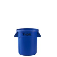 38lt Thor Round Plastic Bin - Blue