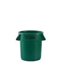 38lt Thor Round Plastic Bin - Green