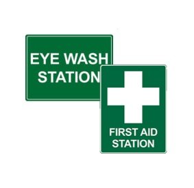 First Aid Station Poly Sign - 300mm x 450mm