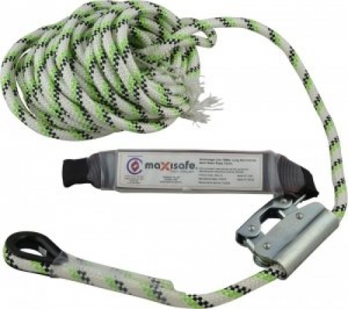 Maxisafe 15m Rope Line With Adjuster & Shock Absorber